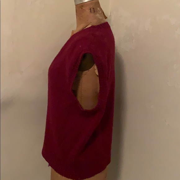 Annie Hall look 40's/50’s hand knit woolen button front vest - Picture 7 of 11